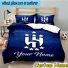 3pcs Custom Name Hilal FC Crest Bedding Set Includes 1 Duvet Cover & 2 Pillowcases for All Seasons Dormitory Home Decor Christmas Gifts