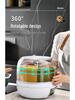 Rotating Rice & Cereal Storage Jar - Insect-Proof, Moisture-Proof, Sealed Compartment