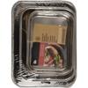 Ustensile De Cuisine - PROVENCE OUTILLAGE - Plats Rectangulaires Inox - 3 Pièces - 25x18 Cm À 35x26 Cm - Mixte
