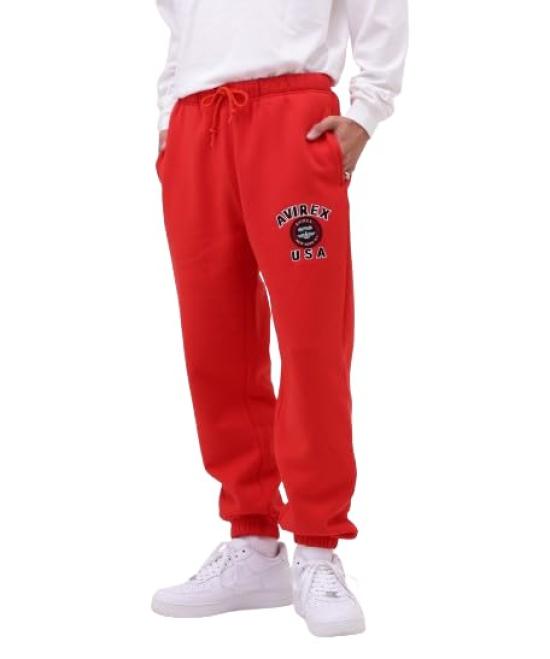 

Avirex VARSITY LOGO SWEAT PANTS, Men s, 2XL, 150, Orange, 783-4910004