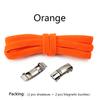 1 Pair No tie Shoelaces Magnetic Lock Elastic Shoe Laces For Kids and Adult Sneakers for Shoelace Flat Rubber Bands Shoestrings