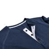 Men's Autumn/Winter Waffle Knit Round Neck Raglan Henley Long Sleeve Base Layer T-shirt