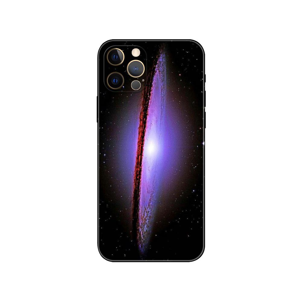 

Чехол для телефона Interstellar Purple Space Star для iPhone 5s 2020se 6s 7 8 plus x 10 XR XS 11 12 13 mini pro MAX, черная задняя крышка из ТПУ iphone 11
