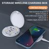 5 In 1 Wireless Charger Stand Pad USB C To USB C Cable PD 15W Fast Charging Station 60W Data Cord Type C Micro Cable Storage Box