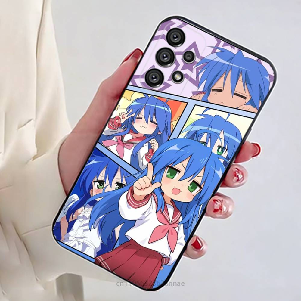 

Konata Izumi L-Lucky S-Star Phone Case for Samsung Galaxy A73,23,53,33,14,24,13,72,22,52,32,54,A34 Soft Cover Samsung A40