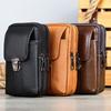 New Genuine Leather Men's Waist Bag Work Multifunctional Belt Wearing Mobile Phone Head Cover Layer Cowhide