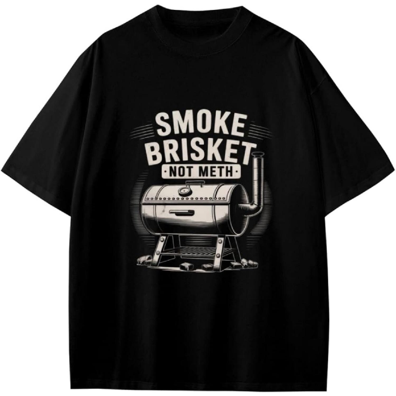 Смешная футболка с аниме-принтом  Дымная грудинка  Подарок для девочек, мальчиков, подростков XXXXXL разноцветный