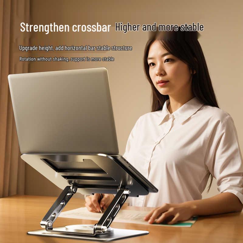 Rotatable Foldable Metal Laptop Stand & Cooling Rack