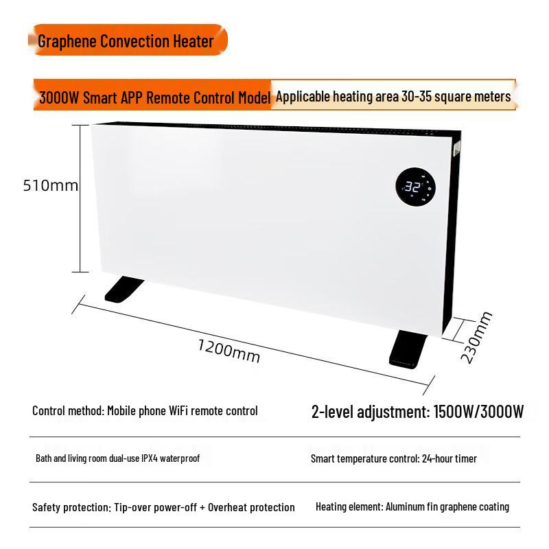 Condipu Smart Graphene Convection Heater