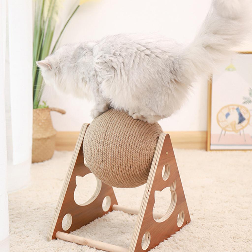 Cat Scratching Board Kitten Corner Sisal Wall Scratcher Board Paper Interactive Fun Exercise Protector 80x80 Non-toxic