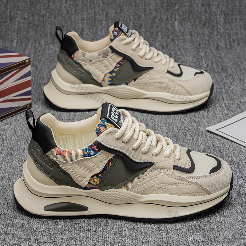 Fashion Men's Shoes 2025 Spring New Fashion Casual Shoes Men Comfort Platform Man Anti-slip Wear-resistant Sport Shoes Zapatillas Hombre