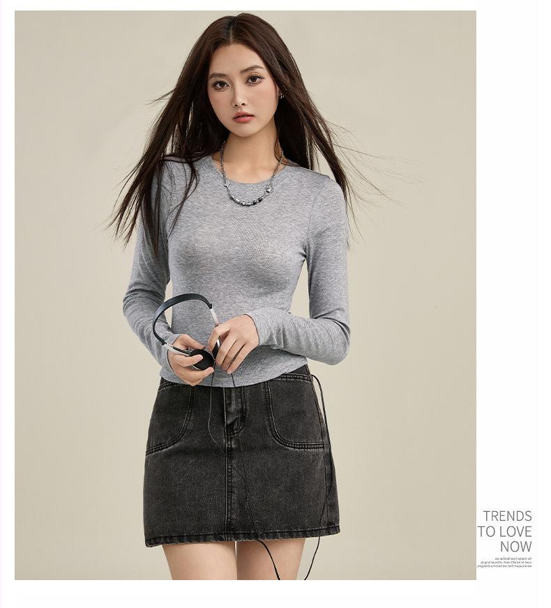 Little Milk Tencel Merinoull Langermet Undertrøye - Vår 2025 Kolleksjon