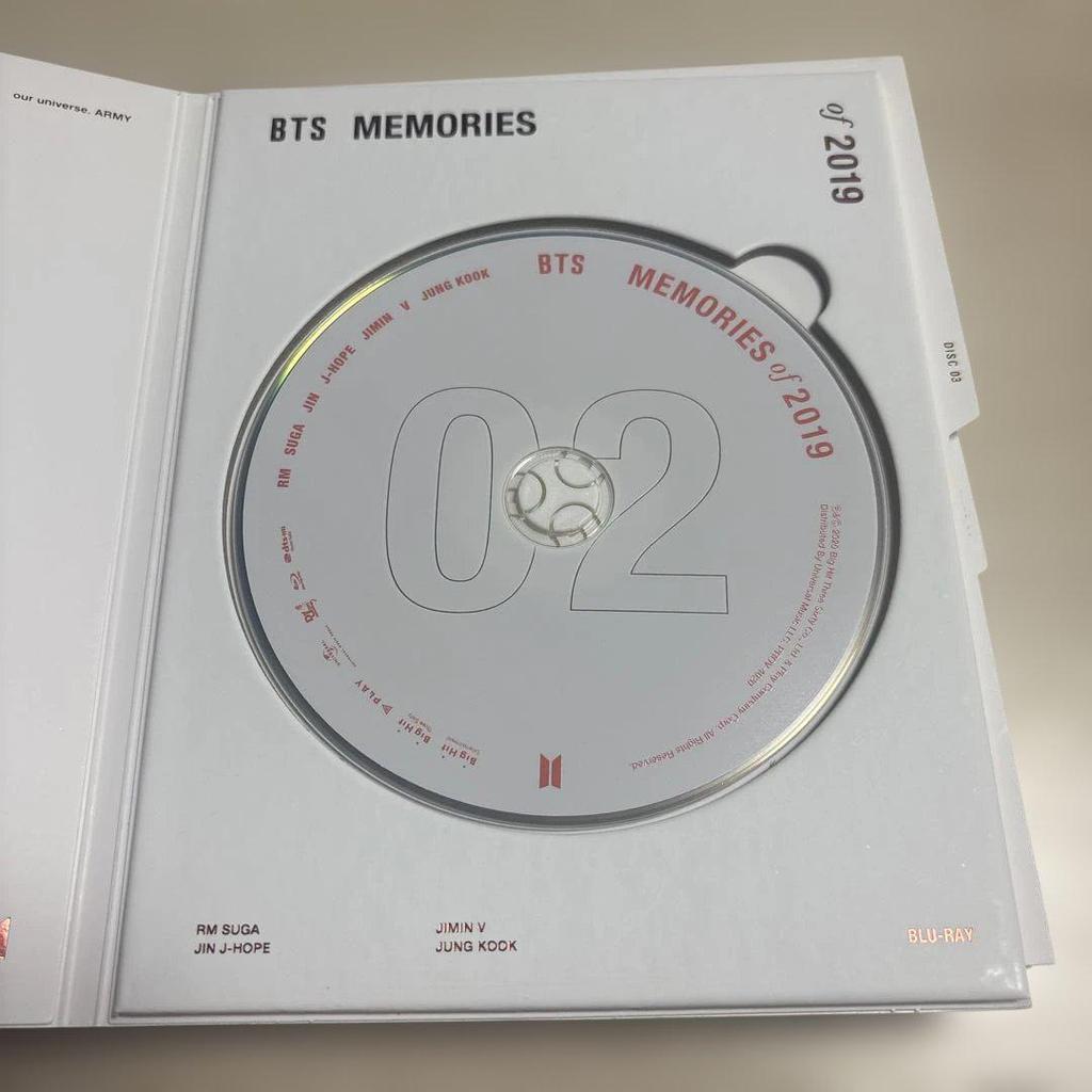 [USED] BTS MEMORIES of 2019 Blu-ray V V