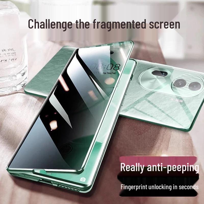 Oppo Find X8/X9 Pro Anti-Peep Magnetic Glass Case with Mirror Protector