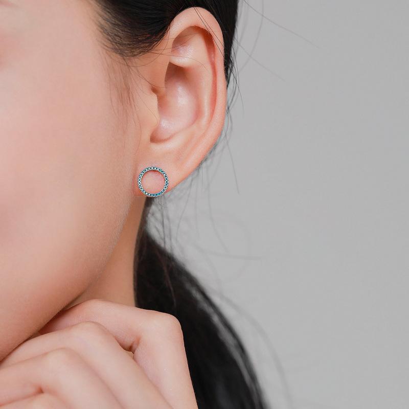 Tancise 925 Sterling Silver Turquoise Earrings Drop Earrings For Women Wedding Party Gifts