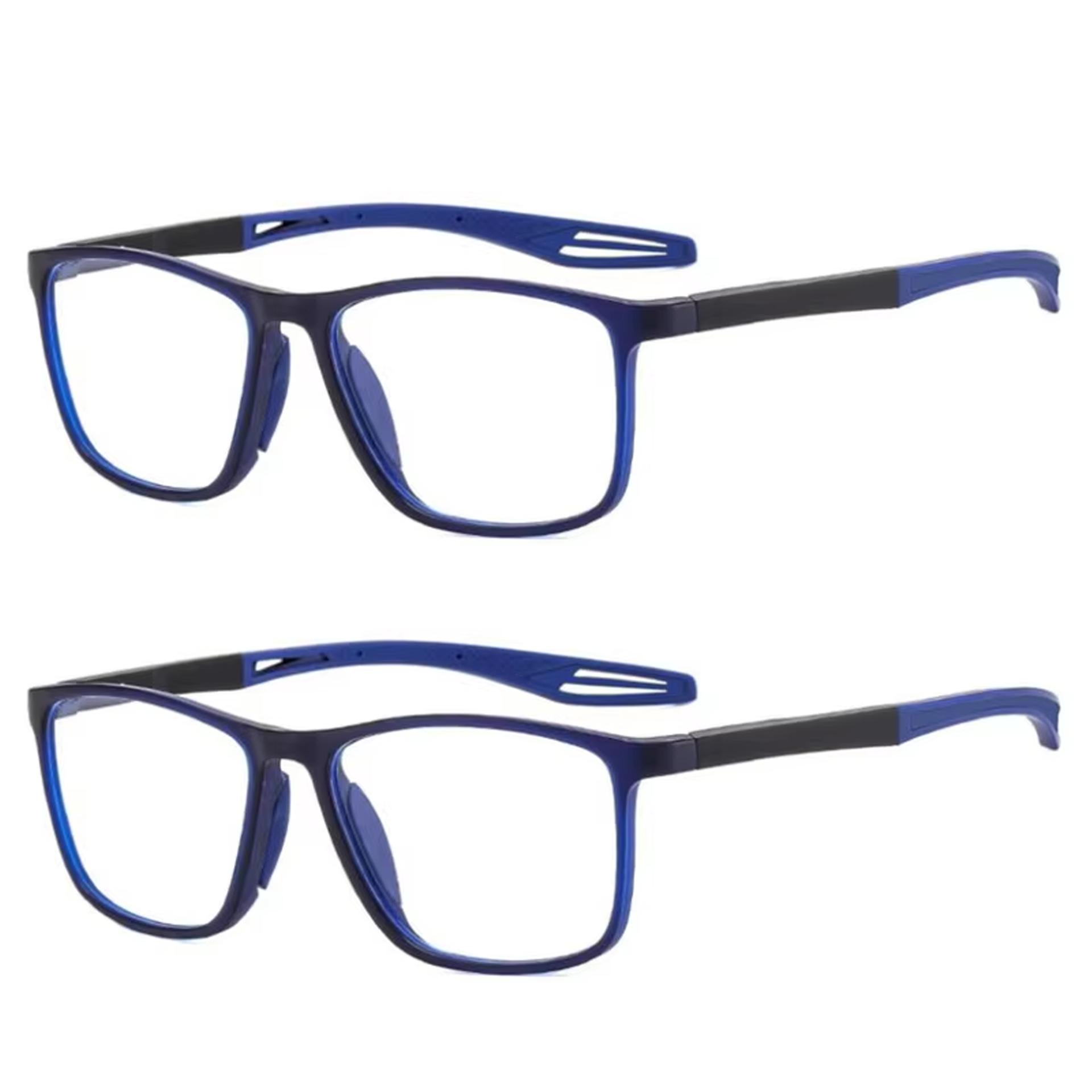 1+1 Progressive Multifocal Reading Glasses Magnifying Glasses Sports Glasses +100