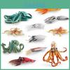 Modellino di Calamaro Realistico in PVC Animale Marino Decorativo per Esposizione in Casa e Ufficio