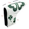 Four-Leaf Clover Putter Set - White & Green Golf Essentials