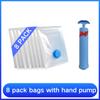Vacuum Storage Bags With Valve Transparent Folding Compressed Space Storage Bag Travel Seal Packet Organizers For Towel Cloth