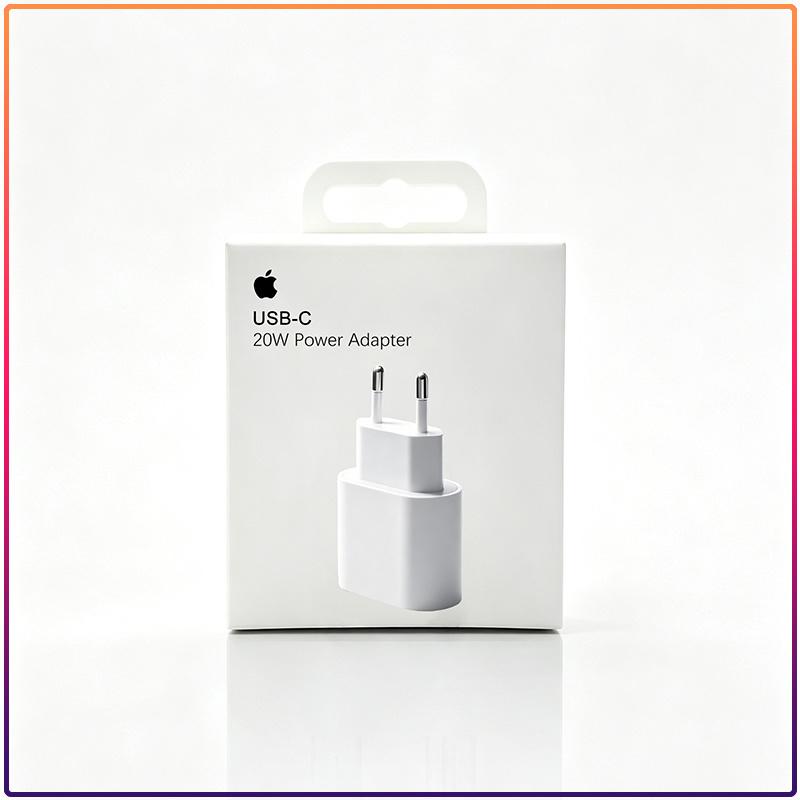 Original Portable 20W USB-C PD Fast Charging Charger EU Plug Type C Wall Power Adapter For iPhone 8 To 17 iPad AirPods