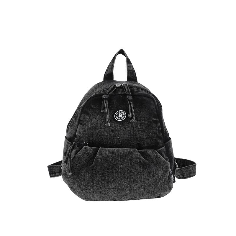 Denim Water-Repellent Backpack Women Travel Backpack