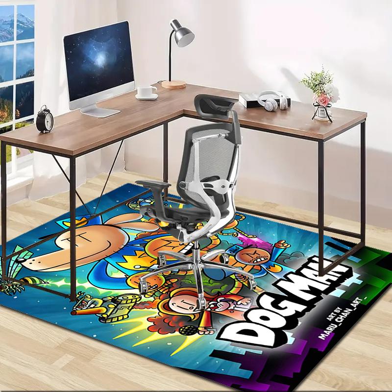 1pc DogMan2 Design Area Rug - Non-Slip, Soft & Cozy Floor Mat for Living Room, Bedroom, Office - Indoor/Outdoor Decorative Carpet