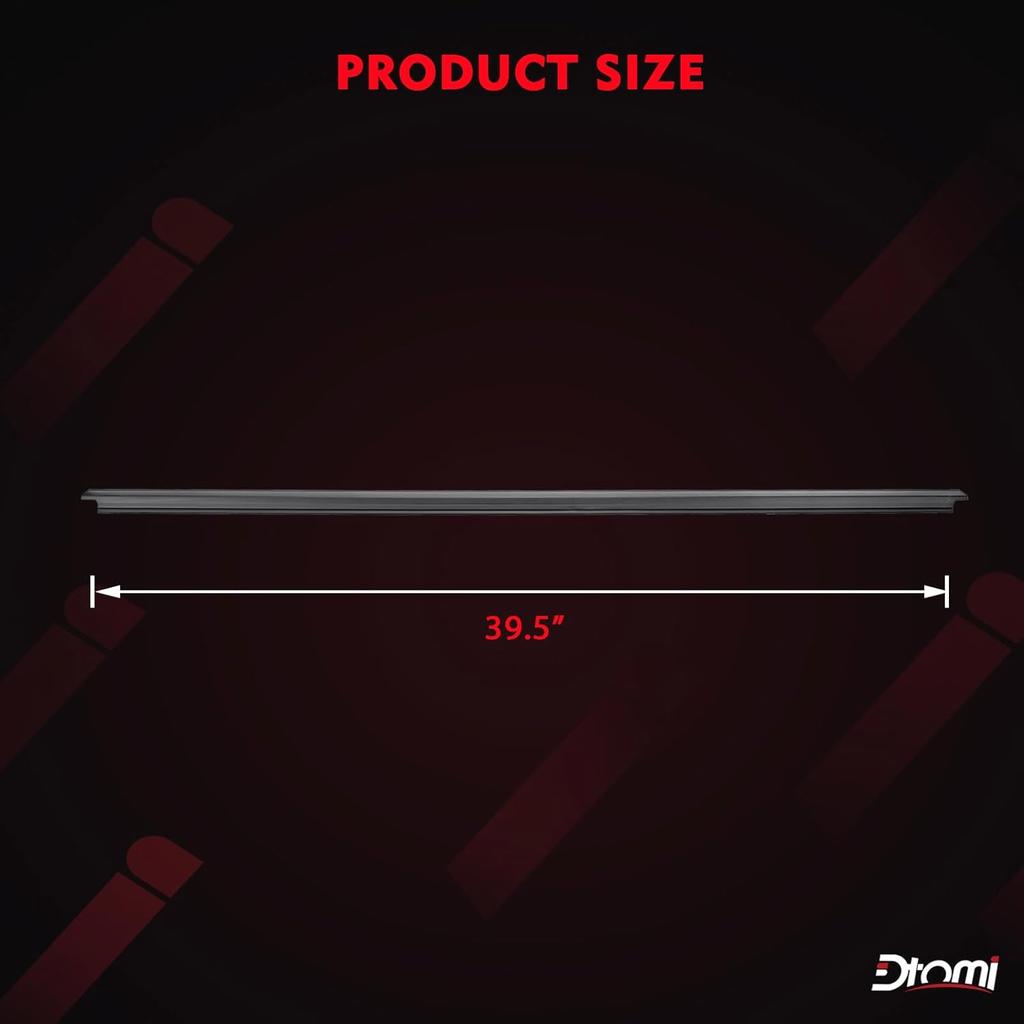 Door Tailgate Glass Belt Molding Weather Strip Compatible With Toyota Vehicle 4Runner 2009- Replace# 68292-35041 6829235040