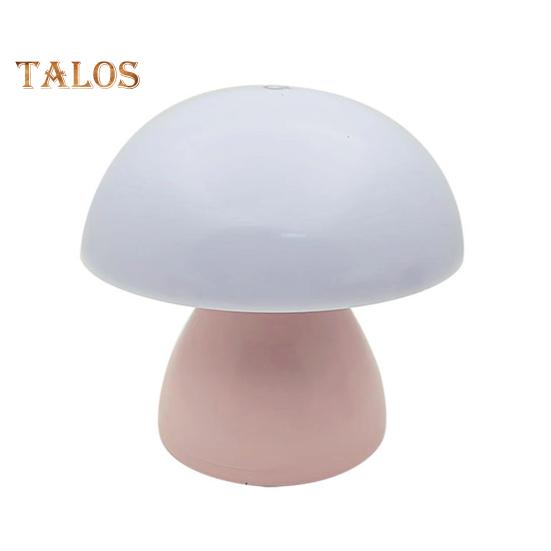 Pilzlampe, kleines Nachttischlicht, sanftes Leuchten, flimmerfrei, stufenloses Dimmen, wiederaufladbare Nachttischlampe, Schreibtischdekoration