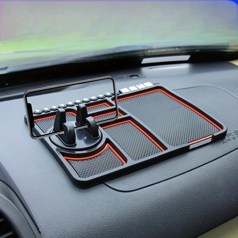Car Dashboard Pad - with Phone Stand, Parking Sign, Car Dashboard Storage, Countertop Storage Pad