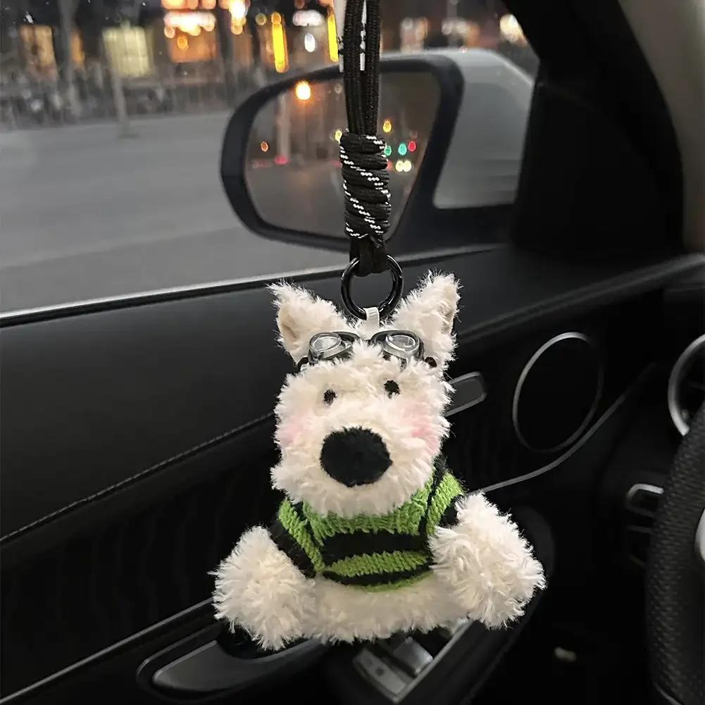 1Pcs Plush Doll Bag Pendant Car Hanging Pendant Cute Figure Key Chains Car Pendant Car Interior Decoration Car Decor