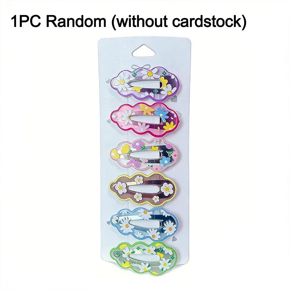 Flower Clouds Hair Clips Candy Color Child Hairgrips Fashion Hair Accessories  for Women Girls