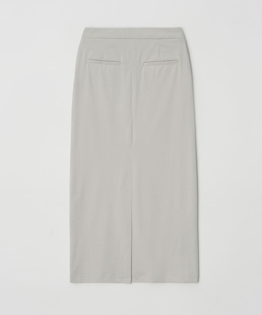 Meojiaenminggeul Ella Stretch Maxi Skirt (Greige)