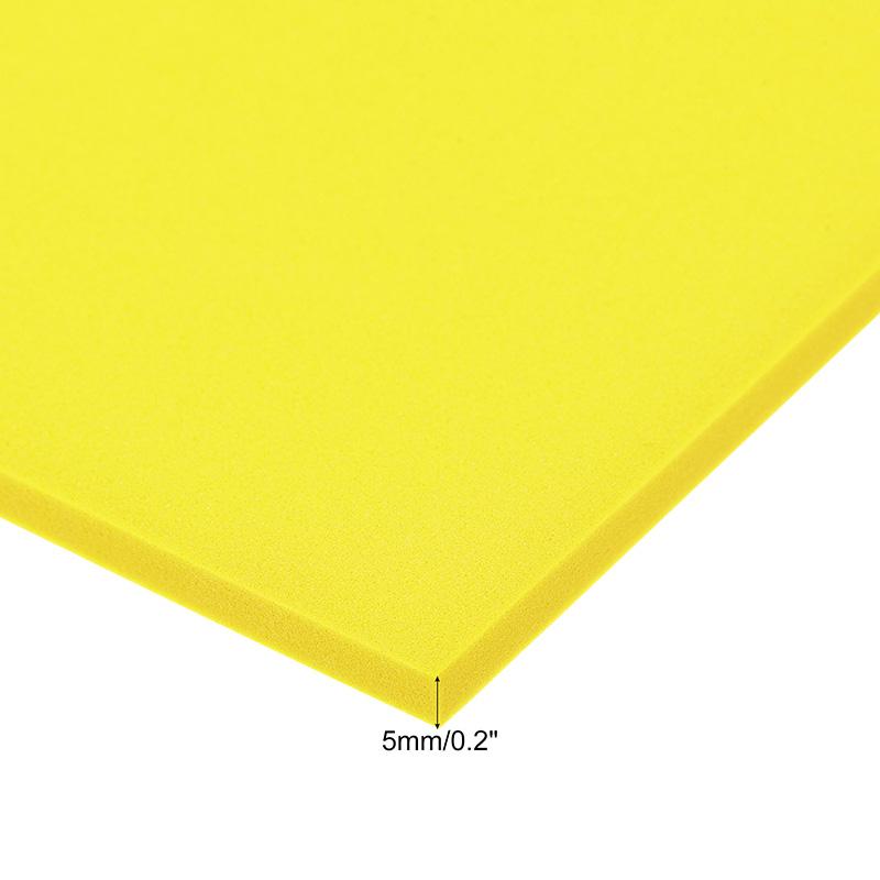 4pcs Thickness 3/5/7/10mm EVA Foam Sheets Sound-Absorbing Noise Spone Foam Craft EVA Sheets DIY Handmade Model Making Material