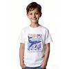 European sizes Protect Our Oceans Whale Print Soft Comfortable Breathable Skin-friendly Casual Short-sleeved T-shirt Trendy Summer Kids' Top