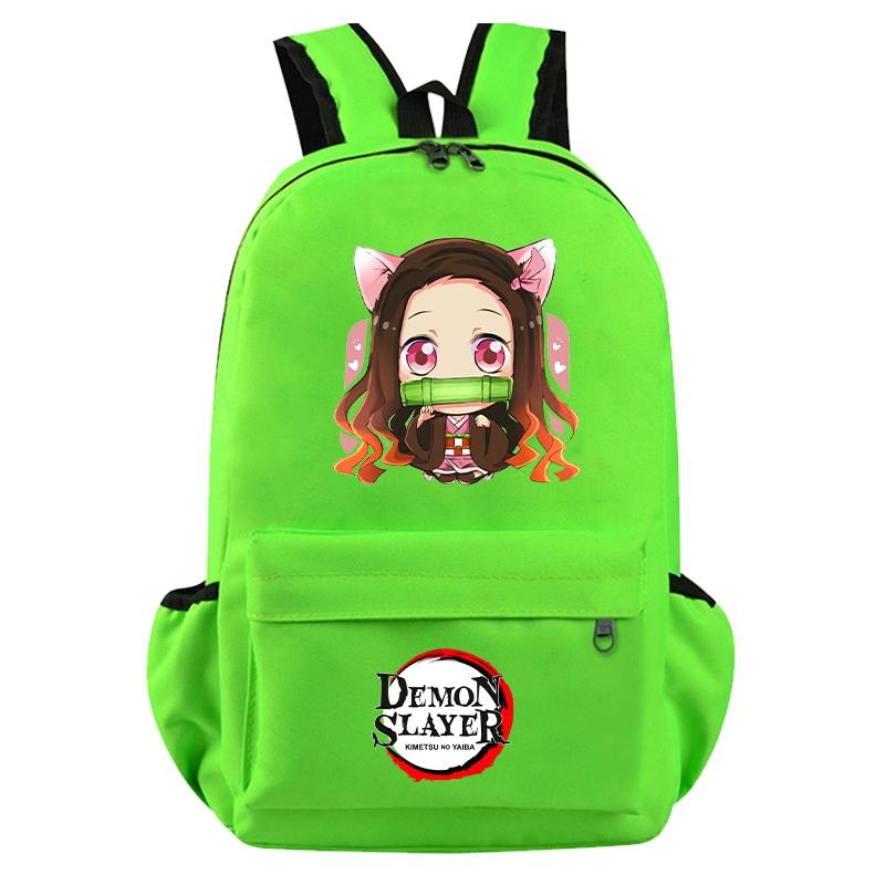 Anime Demon Slayer Backpack for Boy Girl Back To School Bag Large Capacity Backpack Bookbag for Kid Men Women Travel Bag Mochila