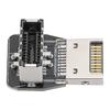 Front TYPEE Adapter Header PC Motherboard USB3.1 10G 90 Degree Steering Elbow Converter PH74A