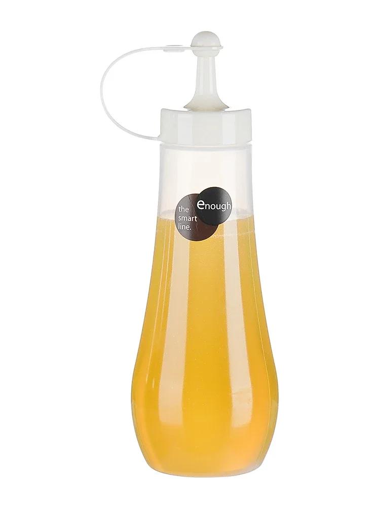 360ml japonská plastová přenosná pohodlná dávkovací láhev na med s nalévacím uzávěrem, stlačovací láhev, domácí sklenice, stlačovací med, kuchyňské náčiní