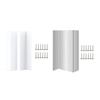2Pcs Siding Corner Guards Protector with 89° Angles Rustproof Metal Corner Guard for Outdoor Wall Vinyls Siding Guards