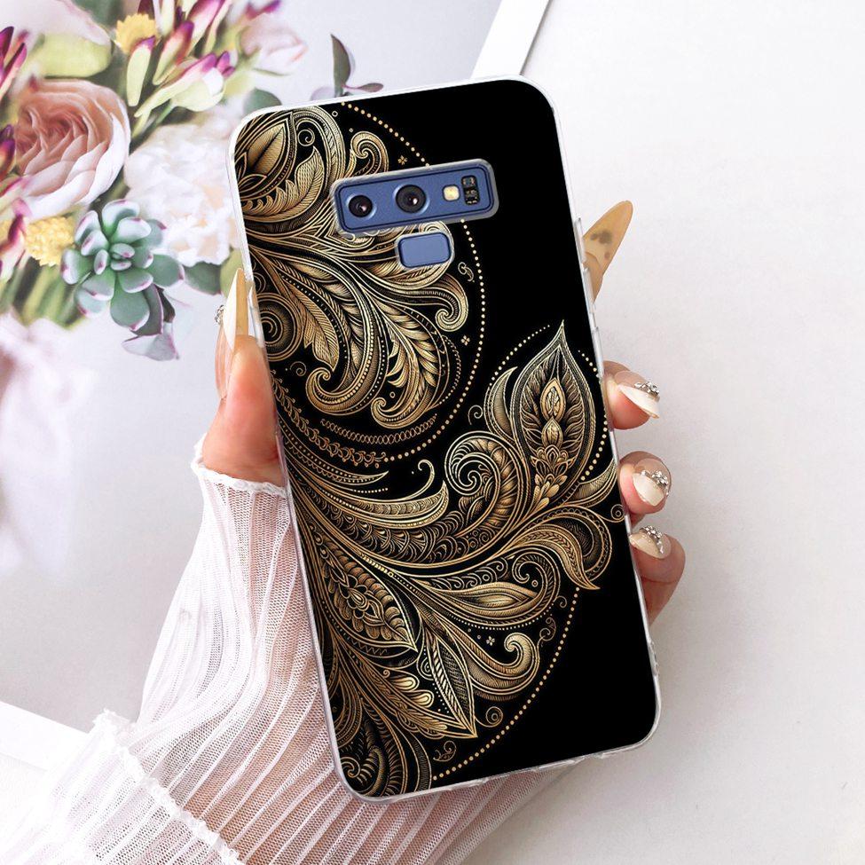 Transparent Cover For Samsung Note9 Case Cute Fashion Butterfly Funny Painted Casing For Samsung Galaxy Note9 SM-N960F SM-N9600