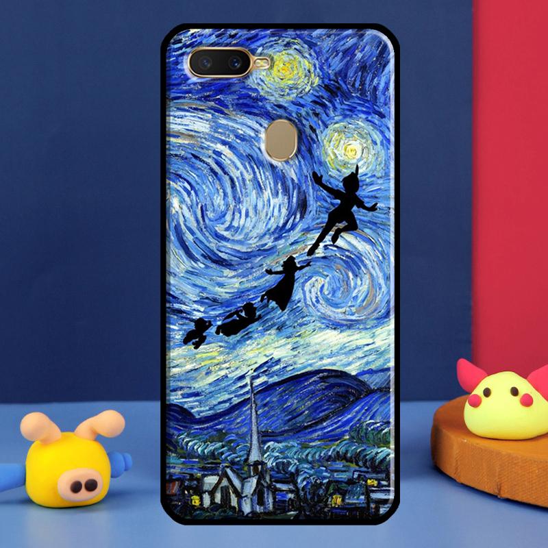 Van Gogh Starry Sky Case For Oppo A91 A5 A9 A16 A76 A96 A58 A78 A98 A52 A72 A74 A94 A54 S A57 A77 A15 A17 Cover