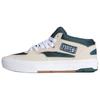 Half Cab Breathable Support Breathable Support Mid Top Skateboard Shoes Unisex Beige Green VN000D9ZEKD