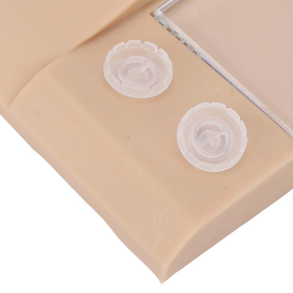 Eyelash Extension Head 3 In 1 Replaceable Eyes Washable Simulation Silicone Eyelash Practice Face for Beginners