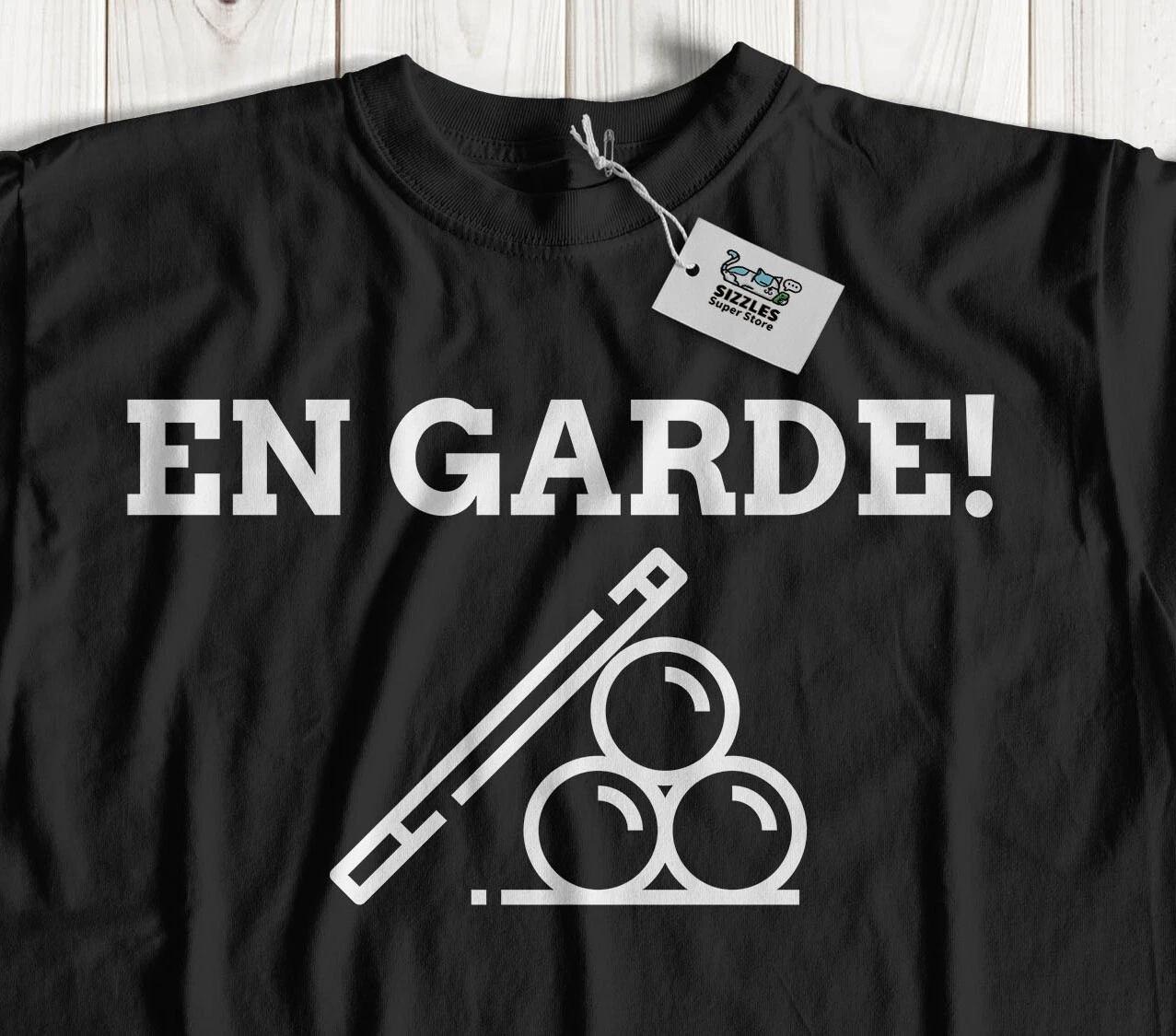 En Garde! Unisex Funny Pool Player T-Shirt Snooker Billiards Gifts 4XL
