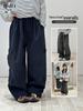 YOJIA Girls' Winter Cargo Pants 2025: Fashionable Fleece-Lined Thick Pants for Big Kids