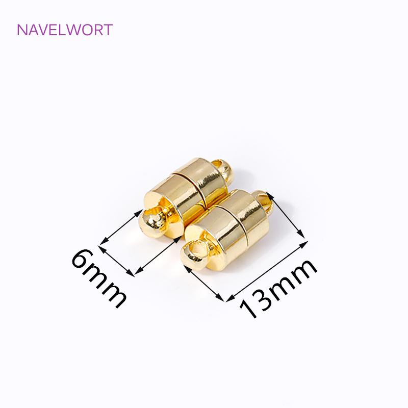 

18-каратне позолочене латунне магнітне кінцеве застібка, з’єднувачі, металеві магнітні застібки, підвіски для виготовлення ювелірних виробів, браслети, намиста, аксесуари своїми руками 2 pieces