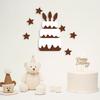 Coffee Forest Style Birthday Letters & Numbers Decoration for Kids' First Birthday Photoshoot