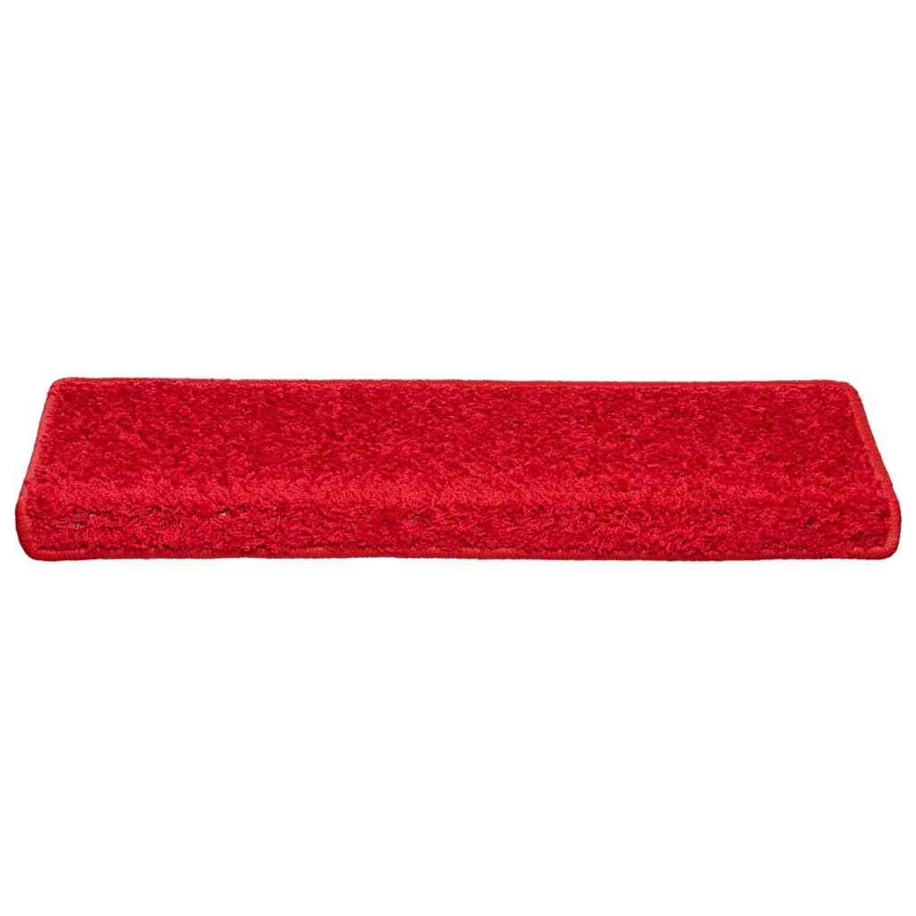 Stair Mats 30 Pcs. 65X21X4 Cm Red