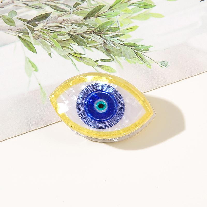 Devil's Eye Hairpin Round Grab Pin Headgear Blue Eyes Shark Clip Bohemian Evil Eye Greek Devil's Eye Hair Clips Claw Clip