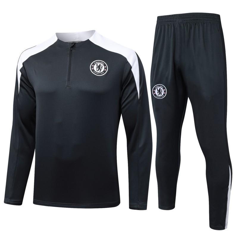 Fußball Paris Trainingskleidung Arsenal Chelsea Juve Flamenco Halbzipp Langarm Anzug