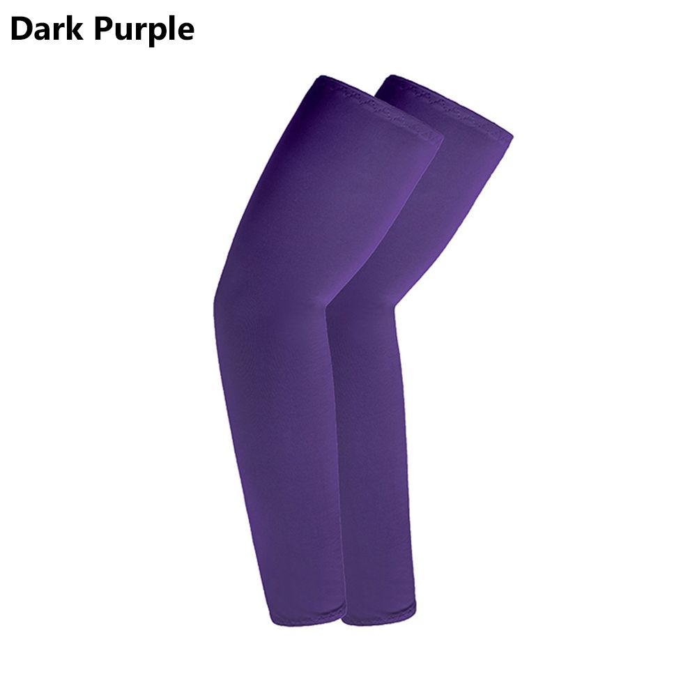 

Warmer Running Basketball Summer Cooling Arm Sleeves Arm Cover Sun Protection Outdoor Sport темно-фіолетовий колір